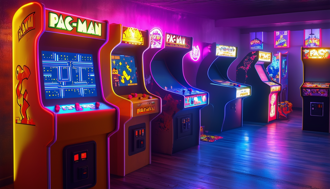 découvrez l'univers captivant des jeux pac-man en arcade ! revivez la nostalgie des salles d'arcade avec ce classique intemporel qui met à l'épreuve vos réflexes et votre stratégie. jouez seul ou défiez vos amis dans des combats palpitants pour manger toutes les pastilles tout en évitant les fantômes. un must pour les fans de rétro et de jeux d'arcade !