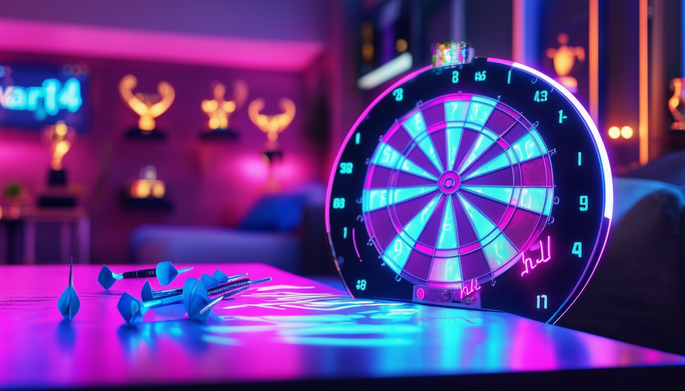 découvrez le vdarts h4l, le meilleur matériel de jeu de fléchettes pour les passionnés. avec sa technologie avancée et son design ergonomique, transformez votre expérience de jeu à domicile. que vous soyez débutant ou expert, le vdarts h4l est idéal pour tous les niveaux.