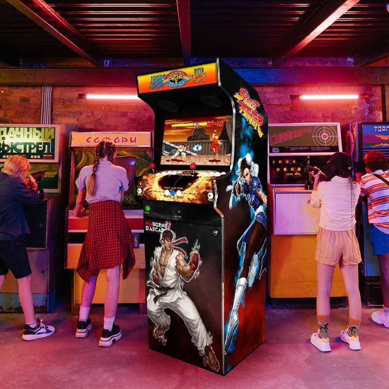 découvrez la location de bornes d'arcade dans le jura pour des moments de plaisir rétro inoubliables. parfait pour des événements, anniversaires ou soirées entre amis. amusez-vous avec des jeux classiques et plongez dans l'univers des jeux vidéo des années 80 et 90.