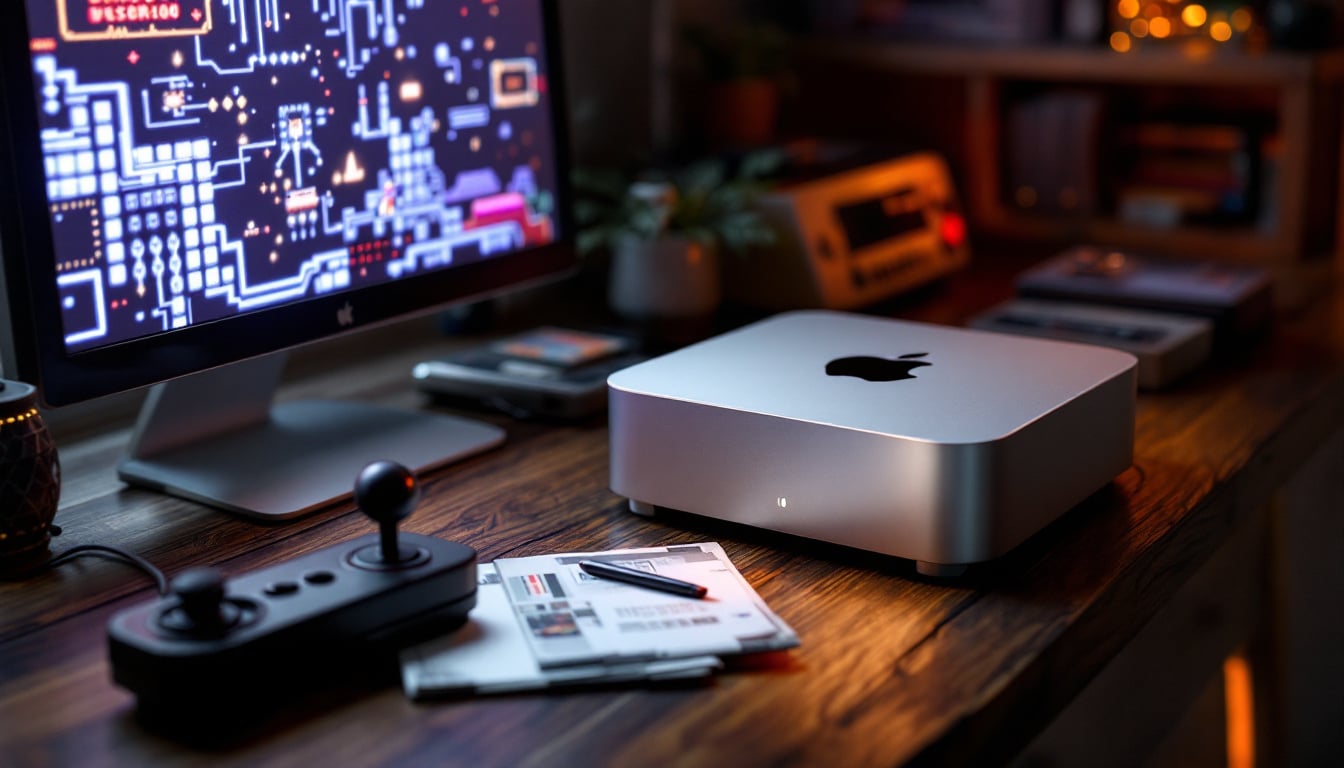 découvrez le mac mini g4, une véritable pépite pour les passionnés de rétrogaming sur mac. plongez dans l'univers des jeux rétro avec une machine à la fois compacte et performante, idéale pour revivre vos souvenirs d'enfance et redécouvrir les classiques du jeu vidéo.