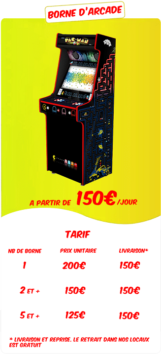 découvrez notre service de location de bornes d'arcade à belfort ! revivez les meilleures expériences de jeu rétro avec une large sélection de consoles et de jeux emblématiques pour vos événements, anniversaires ou soirées entre amis. réservez dès maintenant pour un moment inoubliable !