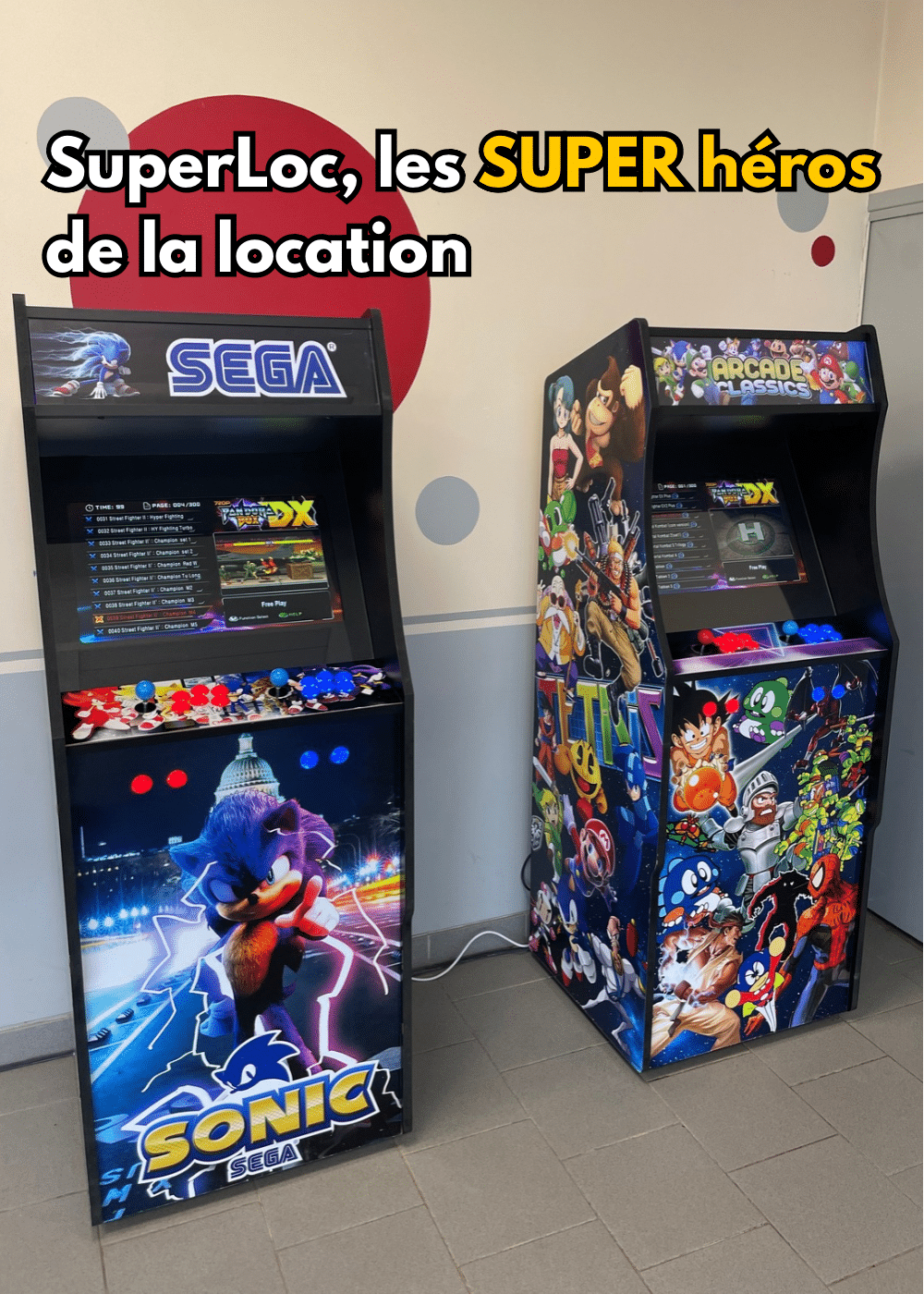 découvrez notre service de location de borne arcade pour vos événements en somme. offrez à vos invités une expérience de jeu inoubliable avec des classiques rétro et des jeux modernes. réservez dès maintenant et transformez votre fête en un moment ludique et mémorable !