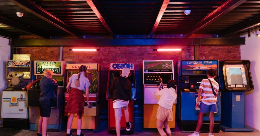 découvrez un univers captivant avec notre arcade, où le plaisir du jeu prend vie à travers une variété de jeux classiques et modernes. venez défier vos amis, collectionner des scores et revivre les meilleurs moments de votre enfance dans une ambiance festive et conviviale.
