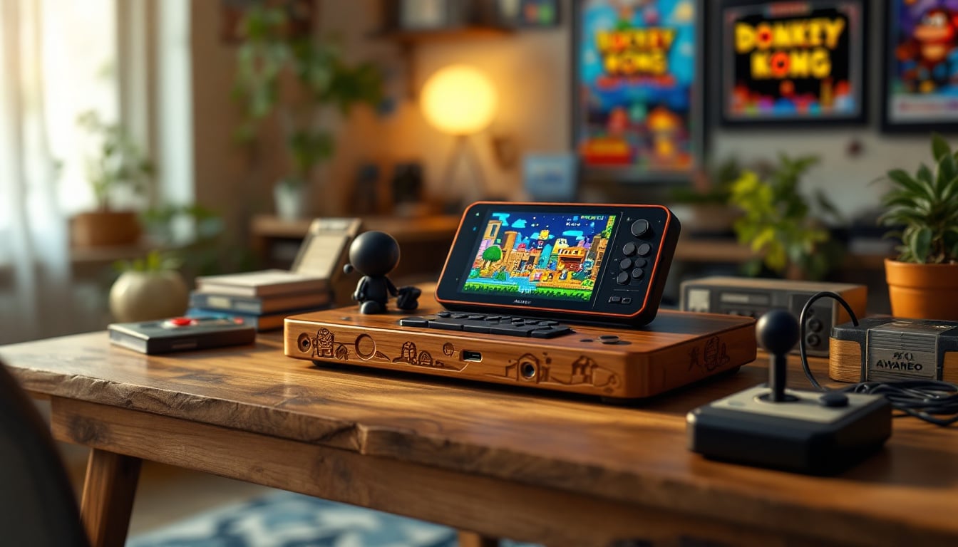 découvrez l'ayanéo pocket ace, une console tout-en-un qui ravive la passion du rétro. avec son design élégant et ses performances impressionnantes, plongez dans l'univers des jeux classiques tout en profitant des technologies modernes. parfaite pour les amateurs de rétrogaming, elle offre une expérience de jeu inégalée.