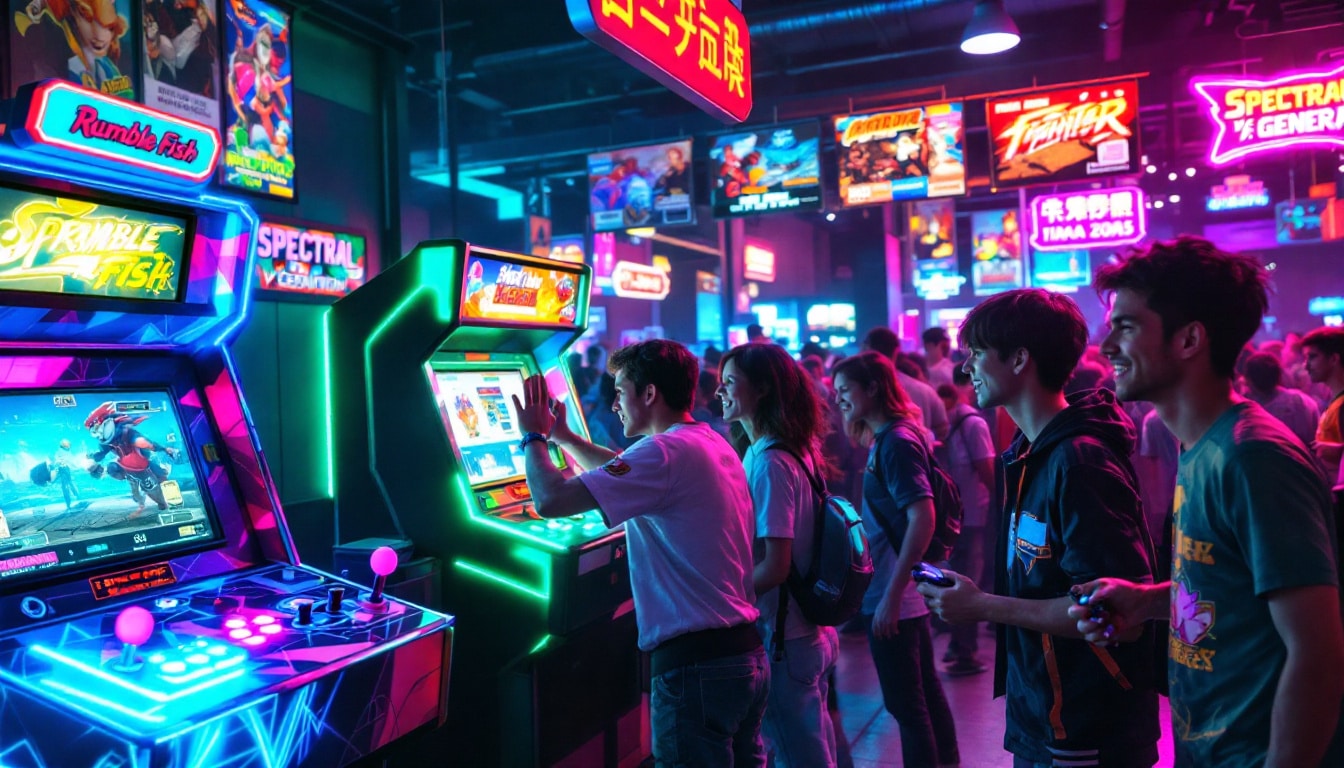 plongez dans l'excitation de l'evo japan 2025 ! découvrez le premier jour consacré au retour en arcade des jeux emblématiques rumble fish et spectral vs. generation, présentés par exa-arcadia. ne manquez pas cet événement ultime pour les passionnés de jeux de combat !