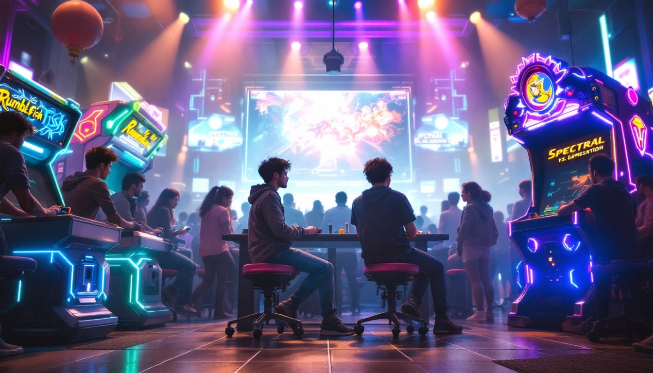 revivez le jour 1 d'evo japan 2025 avec le retour emblématique des jeux d'arcade rumble fish et spectral vs. generation, présentés par exa-arcadia. plongez dans la nostalgie des combats en arcade et découvrez les nouveautés apportées à ces classiques !