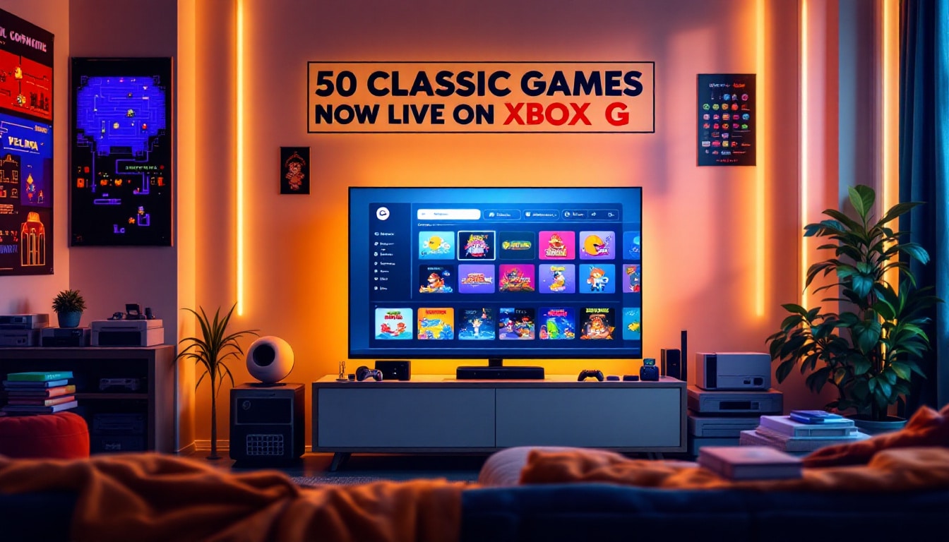 découvrez la toute nouvelle mise à jour de xbox game pass avec l'ajout de 50 jeux rétro classiques par microsoft. plongez dans une nostalgie ludique et redécouvrez des titres emblématiques qui ont marqué l'histoire du jeu vidéo. un must pour les amateurs de rétro gaming !