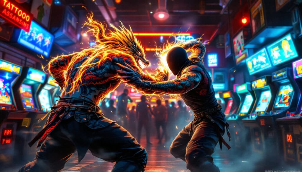 découvrez le retour tant attendu de tattoo assassins de data east, un classique des jeux d'arcade revisité par exa-arcadia. plongez dans l'univers coloré et trépidant de ce jeu emblématique, mêlant action et stratégie, et préparez-vous à revivre l'effervescence des années 90 avec un nouveau souffle.