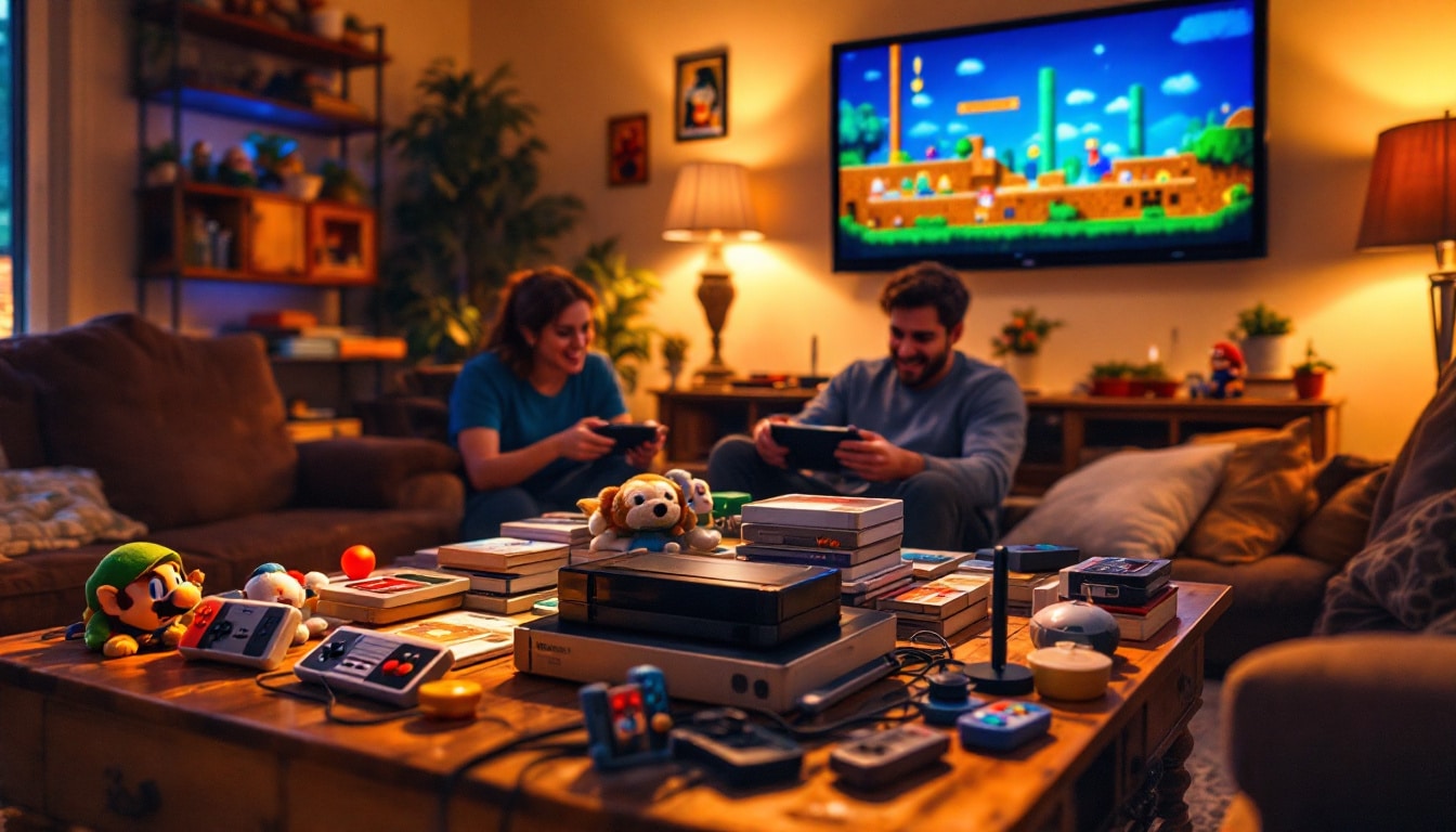 découvrez l'univers des jeux classiques avec nintendo switch online. profitez d'une large sélection de titres emblématiques et revivez la nostalgie des années passées. jouez en solo ou en ligne avec vos amis et plongez dans des expériences de jeu inoubliables, tout depuis votre nintendo switch.