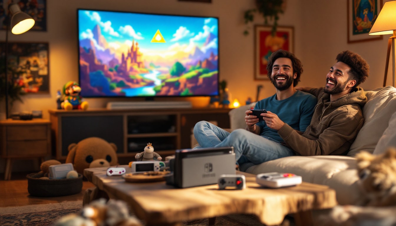 découvrez l'univers des jeux classiques avec nintendo switch online ! profitez d'un accès illimité à des titres intemporels et plongez dans la nostalgie tout en jouant en solo ou en multijoueur. reconnectez-vous avec vos jeux préférés et vivez des moments inoubliables sur votre nintendo switch.