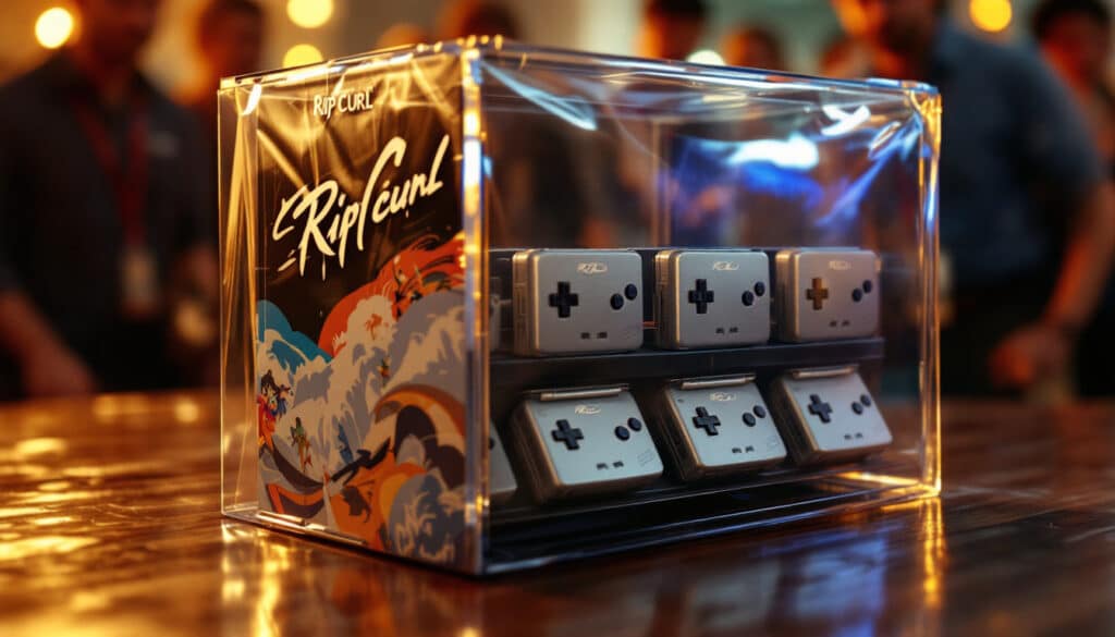 découvrez une occasion unique d'acquérir une boîte scellée de six game boy advance sp rip curl rares mises aux enchères. ne manquez pas cette chance de posséder ces objets de collection exclusifs, parfaits pour les passionnés de jeux vidéo et les amateurs de vintage !